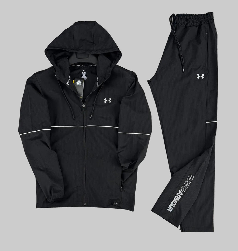 Moška trenirka Under Armour, črna – vodoodbojen material