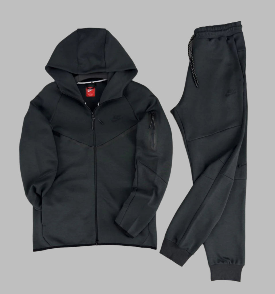 Moška trenirka Nike Tech Fleece, grafitna. Model 2024. Premium kakovost.