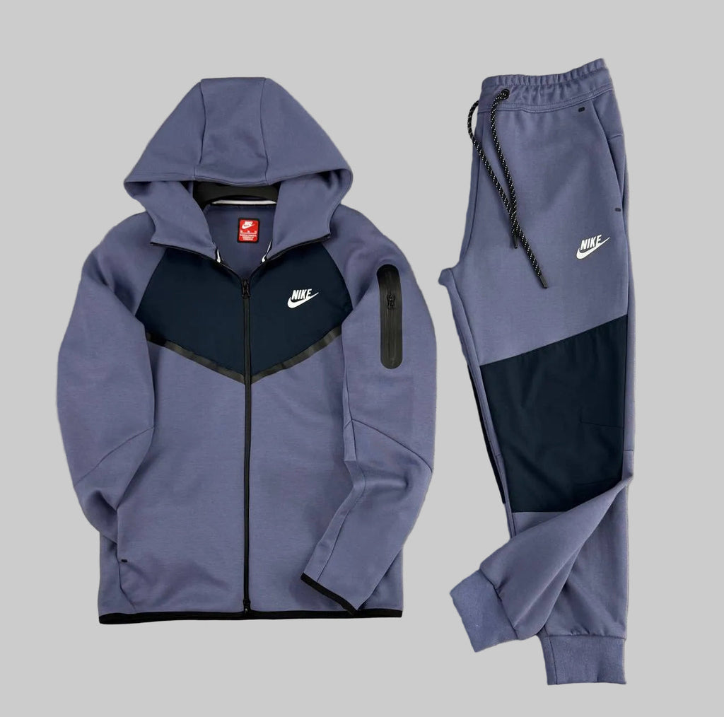 Moška trenirka Nike Tech Fleece, modro-siva in temno modra