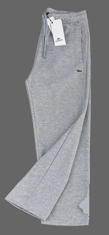Moške trenirke Lacoste, klasična siva