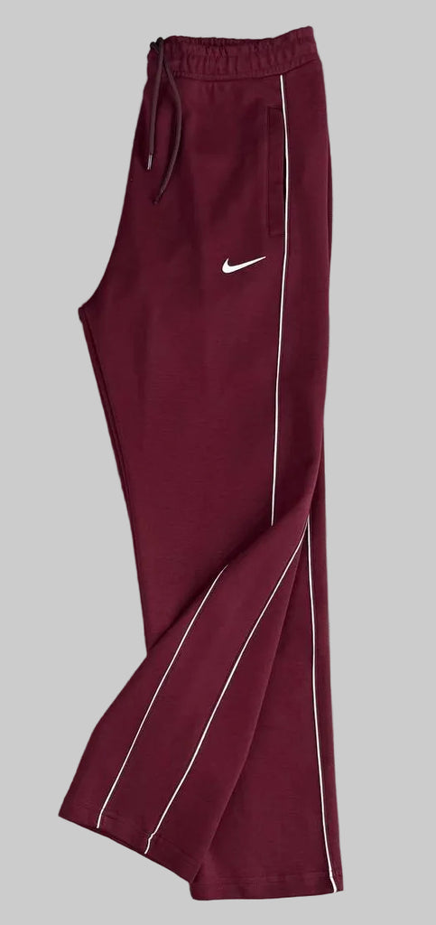 Moške trenirne hlače Nike, bordo z dvema belima črtama